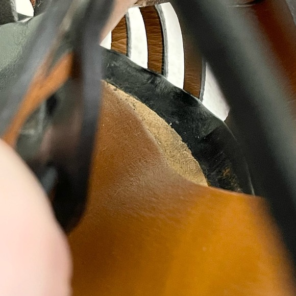 Givenchy Corinne Women's Leather Suede Gladiator Platform Wedge Heels Size 8 - Picture 14 of 15